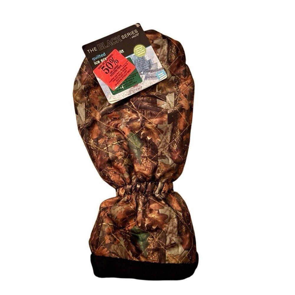 The Black Series Camouflage Quilted Ice Scraper Mitt *New*